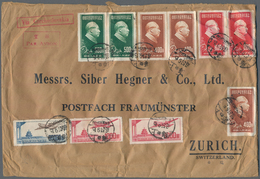 China - Volksrepublik: 1951, Airmail Envelope Addressed To Zurich, Switzerland Bearing The Airmail D - Andere & Zonder Classificatie