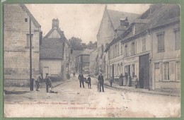 CPA Rare - SOMME - GUERBIGNY - LA GRANDE RUE -  Animation, Café Hotel Du Commerce - H. Gapaumont / Cliché Hermnn / 3 - Other & Unclassified