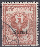ITALIA - SIMI - 1912 - Unificato 1, Usato. - Egée (Simi)