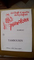Rameau Tambourin - Pianotons, Les Chefs D'oeuvres Simplifiés/ Paul Beuscher - M-O