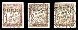 O N°16/18, Les 3 Valeurs SUP (signé Calves/certificat)  Qualité: O  Cote: 1195 Euros - Unused Stamps