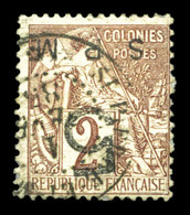 O N°1, 5 Sur 2c Lilas Sur Paille. SUP. R. (signé Calves/certificat)  Qualité: O  Cote: 3500 Euros - Used Stamps