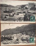 2 CPA, Bougie, Algérie, Le Port, La Ville Et Le Gouraya, éd LL, écrites En 1909 - Bejaia (Bougie)