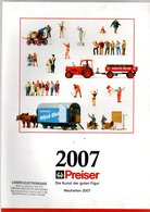 Catalogue Preiser Die Kunst Der Guten Figur Neuheiten 2007 - Autres & Non Classés