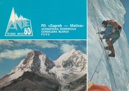 Alpinism Climbing Yugoslav Expedition Cordillera Blanca Andes Peru 1980 - Climbing