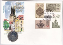 DDR NUMIS BRIEF BERLIN 1987    5  MARK - Other & Unclassified