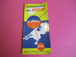 Toeristenatlas Van NEDERLAND / Falk Plan/ Cartografisch Instituut Bootsma/La Hague/HOLLANDE/ Vers 1960   PGC279 - Wegenkaarten