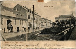 T4 1904 Temesvár, Timisoara; Gyárváros, Rózsa Tér, Rózsa Vendéglő, Szálloda és Kávéház  / Fabrica, Square, Restaurant, H - Zonder Classificatie