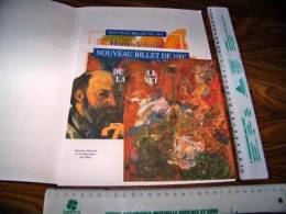 NOUVEAU BILLET DE 100 FRANCS CÉZANNE DOCUMENTATION PRÉSENTATION BANQUE DE FRANCE + SIGNES POUR L'AUTHENTIFIER PUBLICITÉ - Fiktive & Specimen