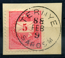 TERNYE 5kr Szép Bélyegzés - Used Stamps