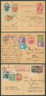 1927-44. Kiegészített Díjjegyes Lapok 13db , Jó Tétel! (Expressz, Ajánlott, Okmánybélyeges Etc) - Used Stamps