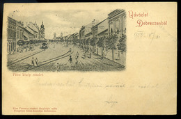 DEBRECEN 1900. Piac Közép Részlet, Régi Képeslap  /  Market Detail Vintage Pic. P.card - Hongarije
