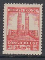 Belgisch Congo 1941 Monument Koning Albert I Te Leopoldstad 10Fr  1w ** Mnh (42934K) - Ungebraucht