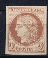 Colonies Francaises  Yv 15  MH/* Flz/ Charniere  Tres Belles Marges - Ceres