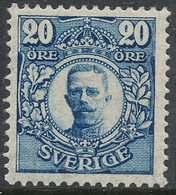 Sweden 1911, Facit # 85b.Gustaf V In Medallion, Without Wm Or Wm KPV . MH(*) - Unused Stamps