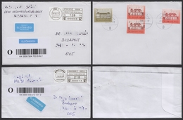 NEW REGISTERED PRIORITY Label Vignette / Old Franking - MAIL COVER LETTER 2019 Hungary ÉRD MAGLÓD Auchan - Covers & Documents