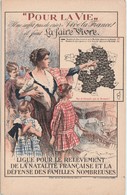 CPA Illustrateur Royer / Non écrite / "Vive La France" / Propagande Natalité & Familles Nombreuses - Royer