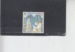 VATICANO  2001 - Sassone  1243 - Pellegrinaggi Papa - Used Stamps