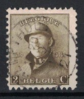COB/OBP N° 166 Albert I Oblitéré Gestempeld Calmpthout - 1919-1920 Trench Helmet