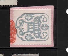 GB Fiscals / Revenues; General Duty One Shilling . On A Peice. (about 1890) - Revenue Stamps