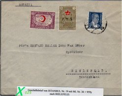 Türkei Rotes Kreuz - Brief - Mit Burak C 15 I + 44 I - Gez. 10 -R- - Lettres & Documents