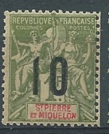 Saint Pierre Et Miquelon - Yvert N° 104 *    -  Po 62716 - Unused Stamps