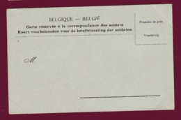 050619 - MILITARIA GUERRE 1914 18 FM BELGIQUE BELGIE Carte Correspondance Des Soldats - Storia Postale