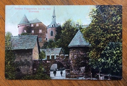 SCHLOSS FRAUENSTEIN BEI ST.VEIT KÄRNTEN Cartolina Con Annullo AMBULANTE TRIEST - ....GLAN 17/9/10 - Trentin