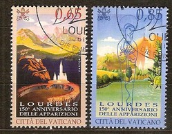 Vatican Vatikaan 2008 Yvertn° 1464-1465 (°) Oblitéré Cote 15,00 Euro Lourdes - Used Stamps