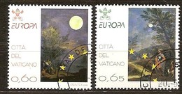 Vatican Vatikaan 2009 Yvertn° 1491-1492 (°) Oblitéré Cote 3,80 Euro CEPT Europa Astronomie - Gebraucht