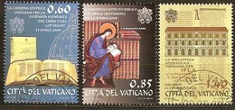 Vatican Vatikaan 2009 Yvertn° 1495-1497 (°) Oblitéré Cote 8,50 Euro - Oblitérés