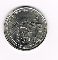 //  PENNING 200 ANOS INDEPENDENCIA DE CARTAGENA 2011 - Souvenirmunten (elongated Coins)