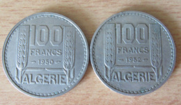 Algérie - 2 Monnaies 10 Francs Turin 1950 Et 1952 - SUP - Algeria