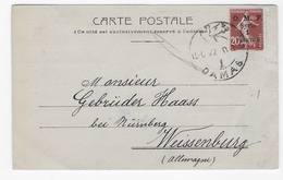 B4 Carte Postale N°60 Obl Damas Syrie (1922) - Brieven En Documenten