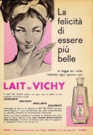 # LAIT DE VICHY 1950s Advert Pubblicità Publicitè Reklame Milk Cream Crema Creme Hydratante Protector Beautè - Non Classés