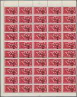 Zypern: 1962, Europa, 100 Sets Of This Issue In Parts Of Sheets Mint Never Hinged. (Michel No. 215/2 - Otros & Sin Clasificación