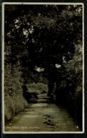 Ref 1299 - 1911 Real Photo Postcard Young Lady & Bicycle Lode Lane Solihull - Warwickshire - Other & Unclassified