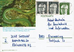 1974 - Allemagne - Carte Entier Postal - WASSERBURG A INN - (+ 2 Tp N° 505) - Cartes Postales Illustrées - Oblitérées