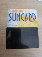 Magnetic Card, Sun Point Gold Card(backside Black) - To Identify