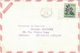 CONGO BELGE - LEOPOLDVILLE - ENVELOPPE PUBLICITAIRE LABORATOIRES BOCQUET A DIEPPE -SEINE MARITIME - PUERICRINE-11-12-58 - Lettres & Documents