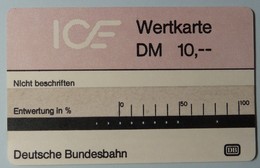 GERMANY - Test - ICE 2a - 10DM - 1st Issue - VF Used - T-Series : Test