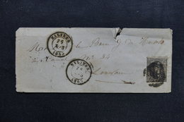 BELGIQUE - Enveloppe De Malines Pour Louvain En 1863 , Affranchissement Plaisant -  L 31671 - 1849-1865 Médaillons (Autres)