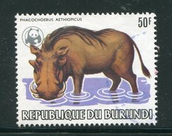 BURUNDI- Y&T N°871- Oblitéré (phacochéres) WWF- Assez Rare!!! - Oblitérés