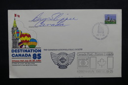 CANADA - Enveloppe Par Ballon En 1985, Voir Cachets  - L 31919 - Brieven En Documenten