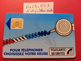 Ko23 Cordon Bleu Jean 50u SC4obSE Variété Décalage Bleu Dans Cartouche - Texte 7 Sous E - Trou 7 - Lot 4 Impact N°8497 - Cordons'