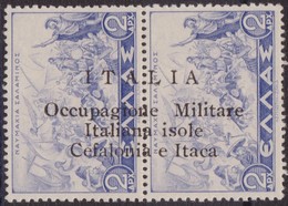 ** Cefalonia E Itaca 1941 – Occ. Militare Italiana Emissione Di Argostoli 2+2d Oltremare “Mitologia” Con - Cefalonia & Itaca