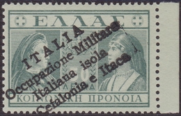 214 ** Cefalonia E Itaca 1941 – Occ. Militare Italiana “Previdenza Sociale” L.50 Con Soprastampa A Mano Di Argostoli N. - Cefalonia & Itaca