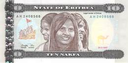 10 Nakfa Eritrea 1997 UNC - Erythrée