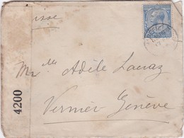 ENGLAND 1919 - CENSURED COVER  - CIRCULATED TO GENEVE SUISSE - SWITZERLAND - Other & Unclassified