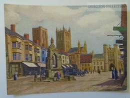 D164356  Market Place WELLS  Somerset   - By Adrian Hill - Wells